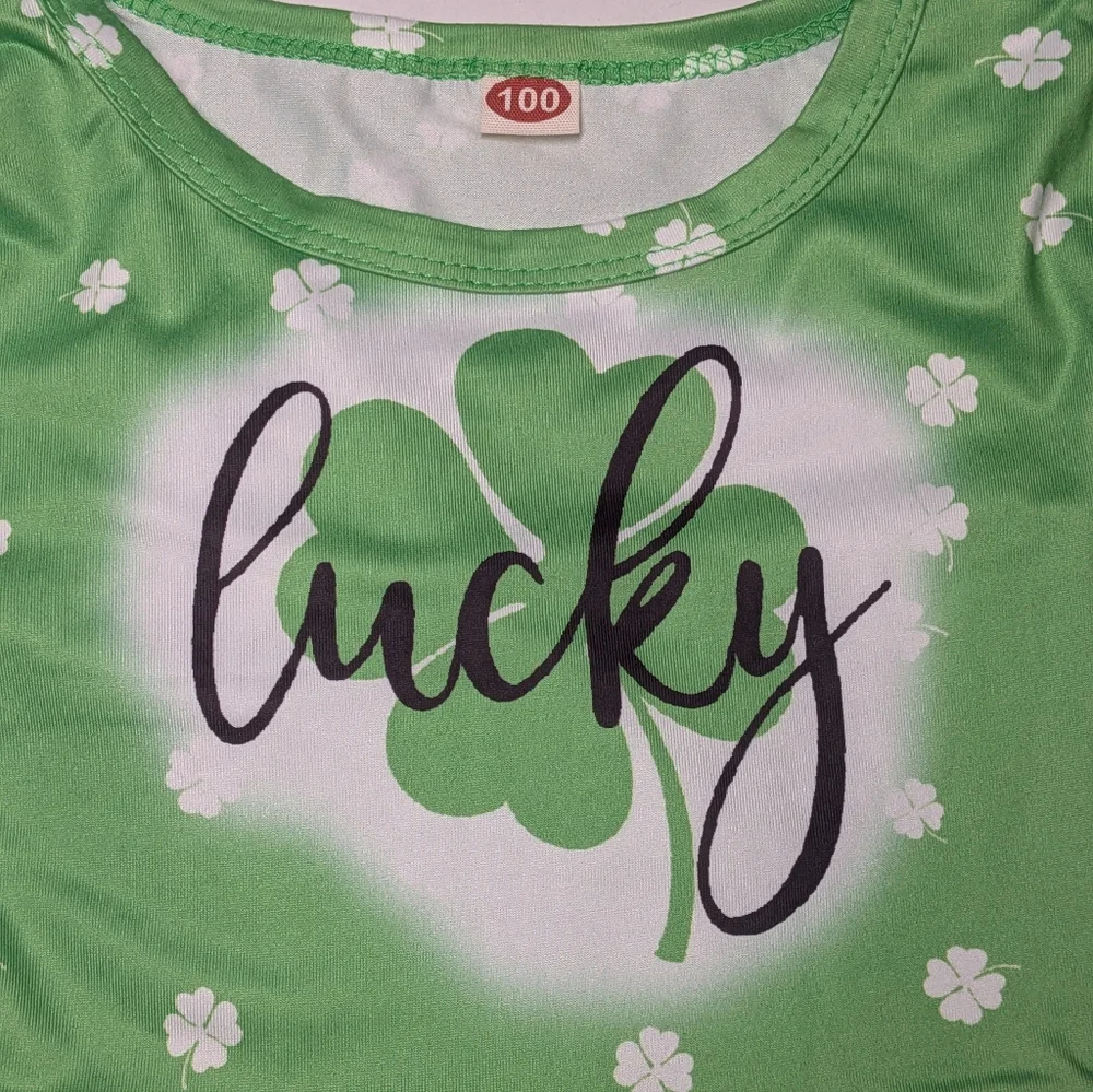 Girls' Lucky St. Patrick's Day Dress 3/4T
